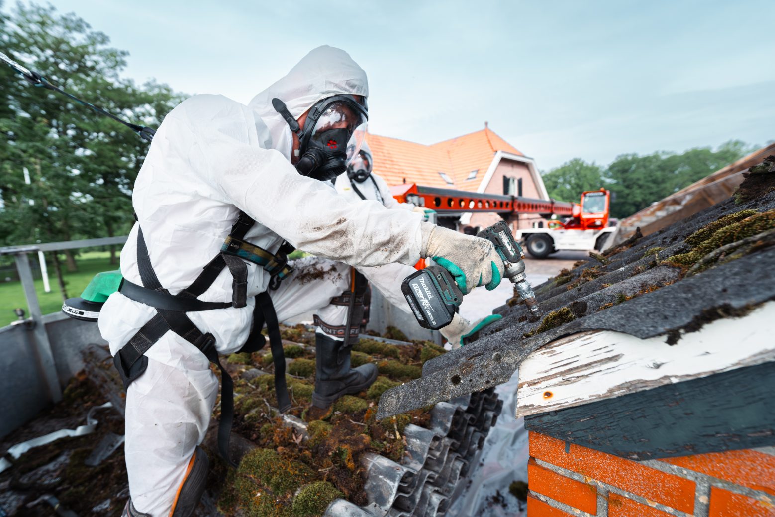 Asbestonderzoek vóór de sloop